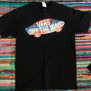 black vans tshirt
